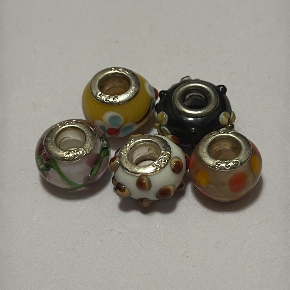Sterling silver 925 beautiful Charm beads preowned Charms - Picture 7 of 13